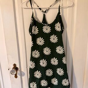 Outdoor Voices Green and White Floral Mini Dress